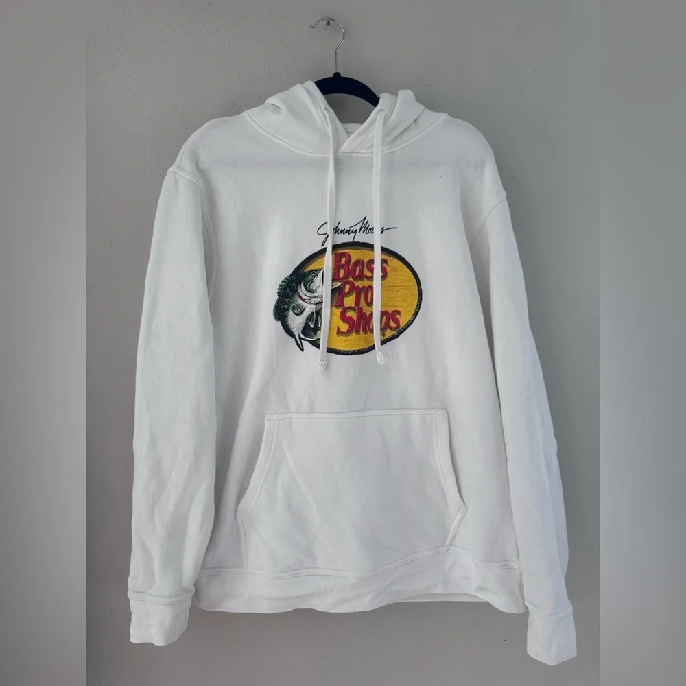 Bass Pro Shops Hoodie Men’s Size L in Whisper White - Picture 2 of 9